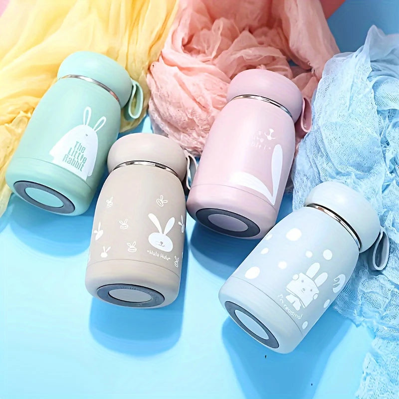 Cute Rabbit Belly 10oz Insulated Stainless Steel Water Bottle
