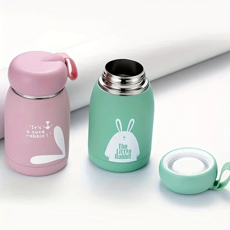 Cute Rabbit Belly 10oz Insulated Stainless Steel Water Bottle