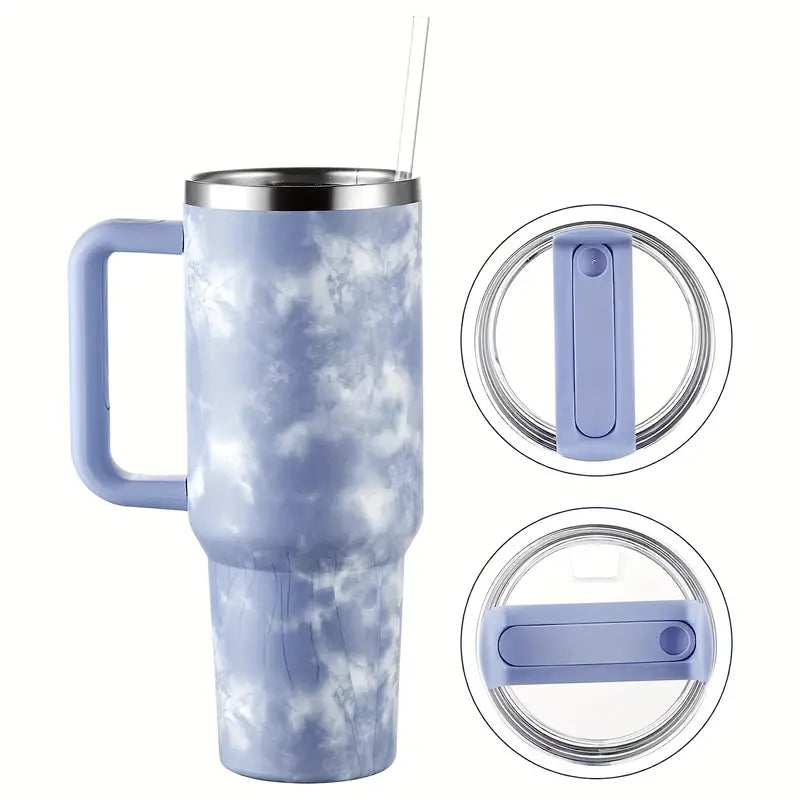 Tie and Dye Purple 40 oz Tumbler