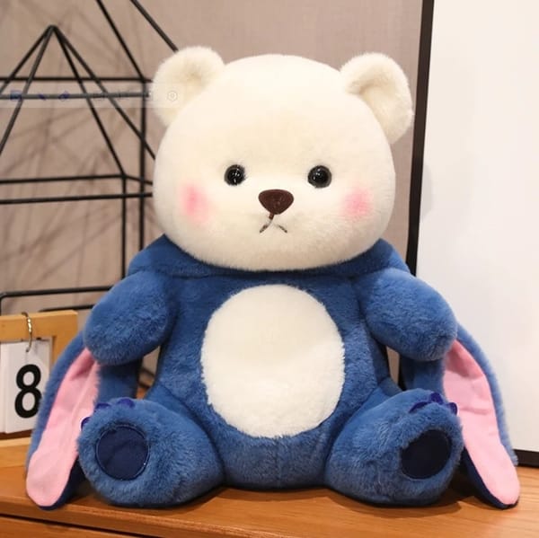 Stitch Hoodie Teddy Bear