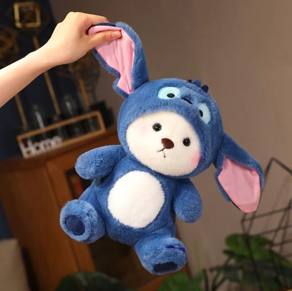 Stitch Hoodie Teddy Bear