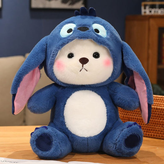 Stitch Hoodie Teddy Bear